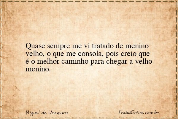 Frase de Miguel de Unamuno