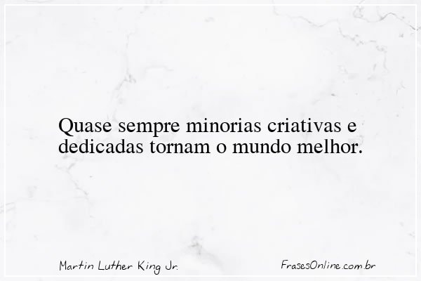 Frase de Martin Luther King Jr.