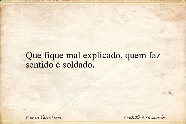 Frase de Mario Quintana