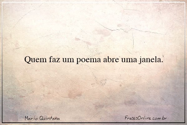 Frase de Mario Quintana