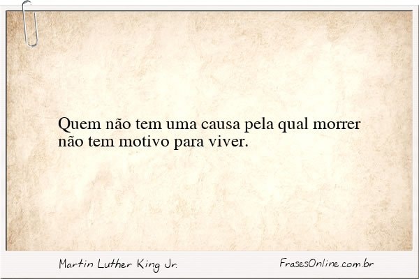 Frase de Martin Luther King Jr.