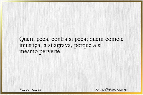 Frase de Marco Aurélio