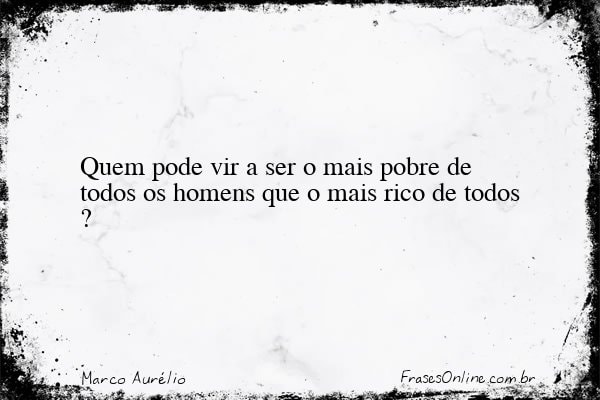 Frase de Marco Aurélio