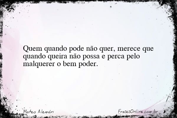 Frase de Mateo Alemán