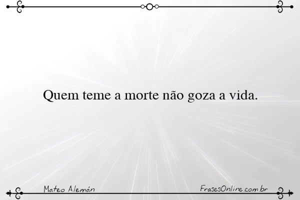 Frase de Mateo Alemán
