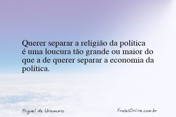 Frase de Miguel de Unamuno