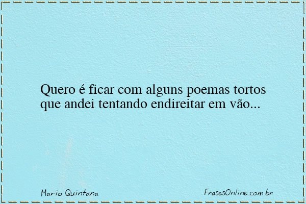 Frase de Mario Quintana