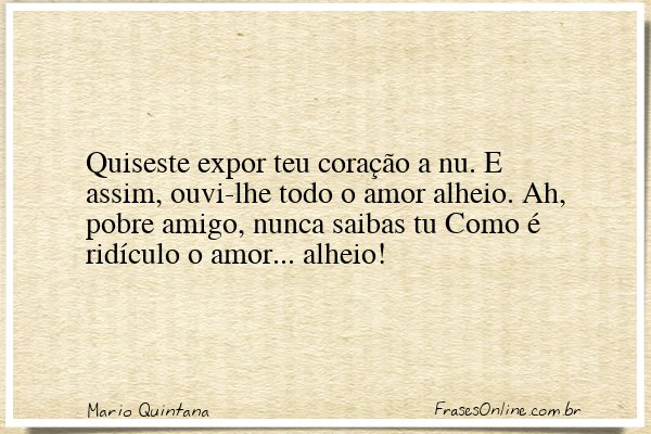 Frase de Mario Quintana