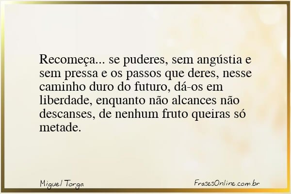 Frase de Miguel Torga