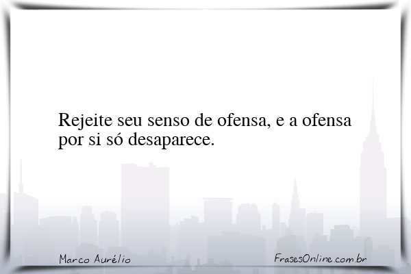 Frase de Marco Aurélio