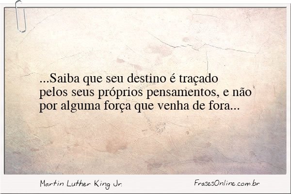 Frase de Martin Luther King Jr.