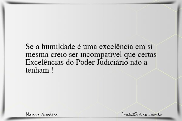 Frase de Marco Aurélio