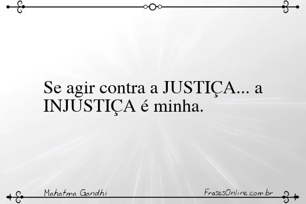 Frase de Mahatma Gandhi