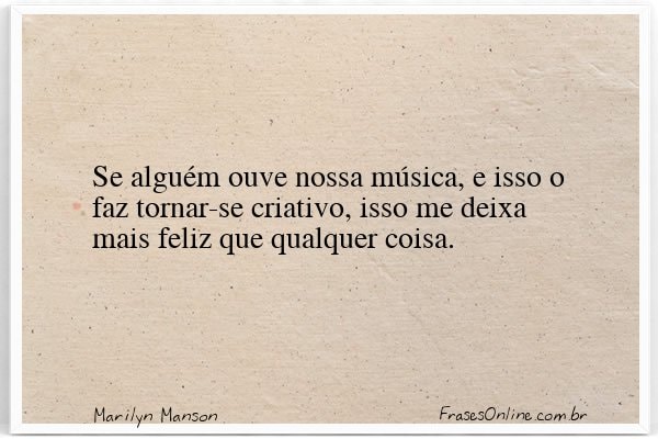 Frase de Marilyn Manson
