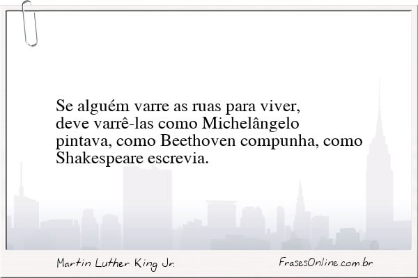 Frase de Martin Luther King Jr.