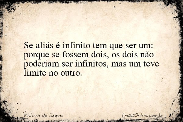 Frase de Melisso de Samos