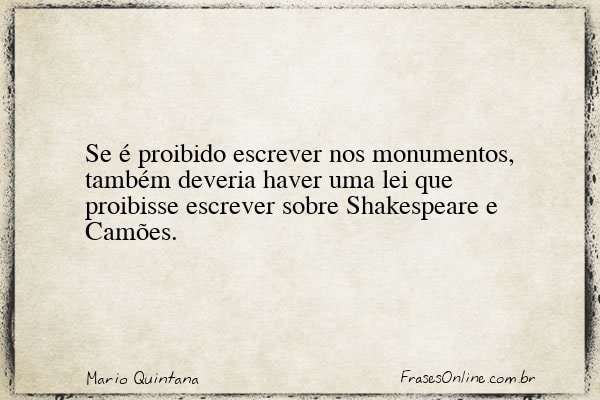 Frase de Mario Quintana