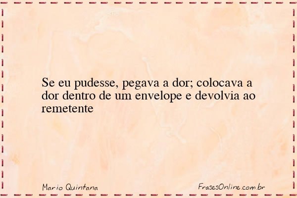 Frase de Mario Quintana