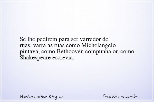 Frase de Martin Luther King Jr.