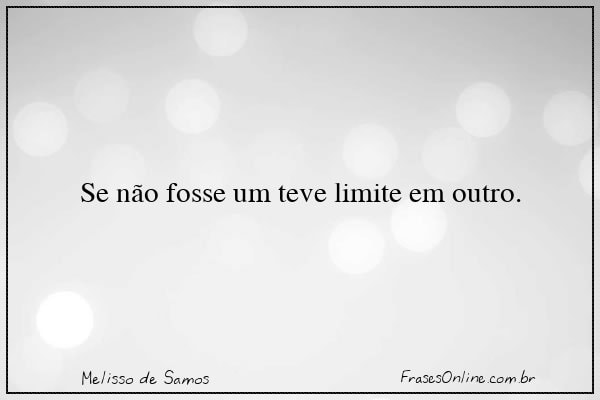 Frase de Melisso de Samos