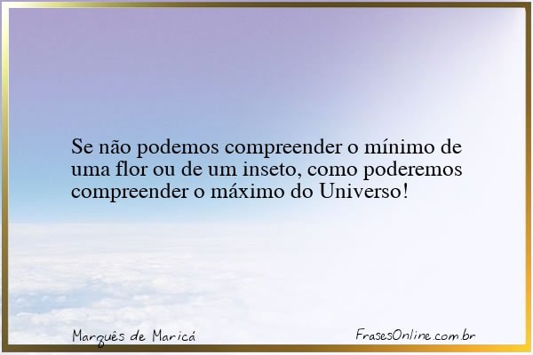 Frase de Marquês de Maricá