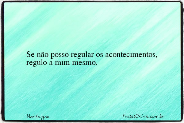 Frase de Montaigne