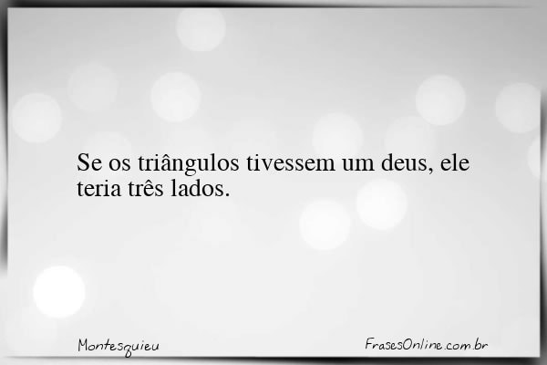 Frase de Montesquieu