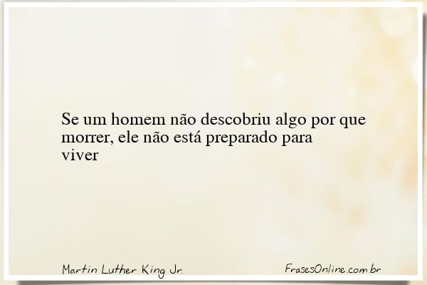 Frase de Martin Luther King Jr.