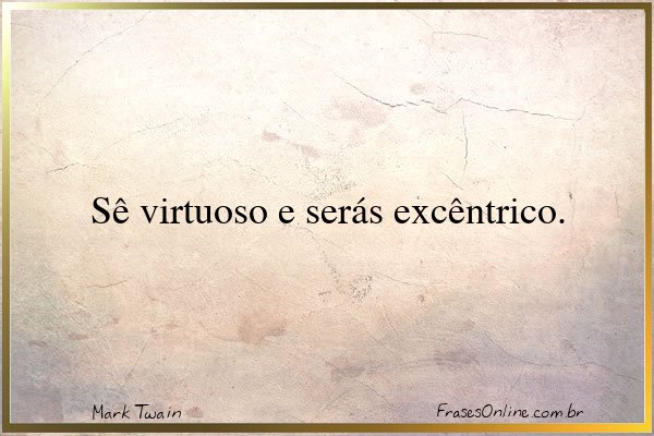 Frase de Mark Twain