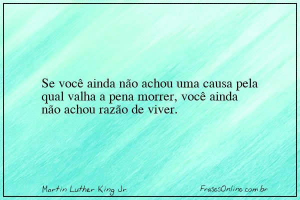 Frase de Martin Luther King Jr.