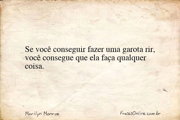 Frase de Marilyn Monroe