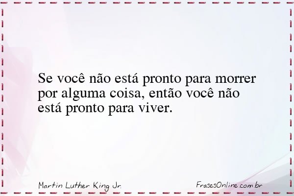 Frase de Martin Luther King Jr.