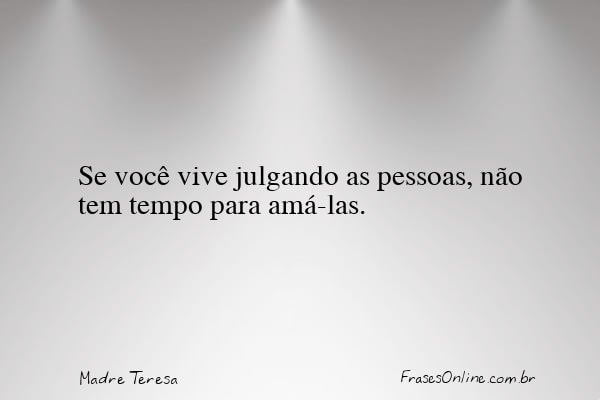 Frase de Madre Teresa