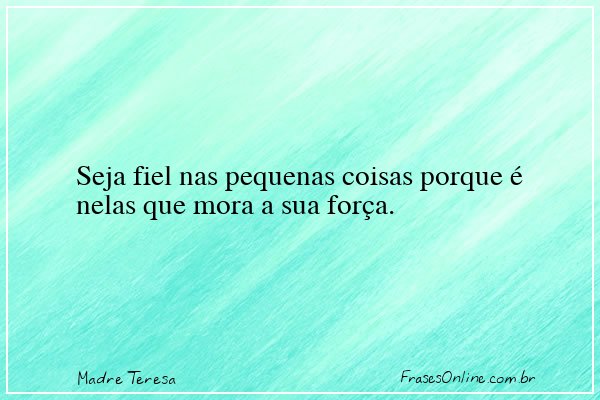 Frase de Madre Teresa