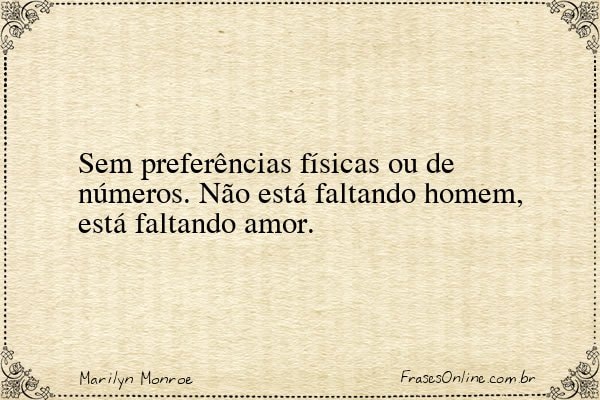 Frase de Marilyn Monroe