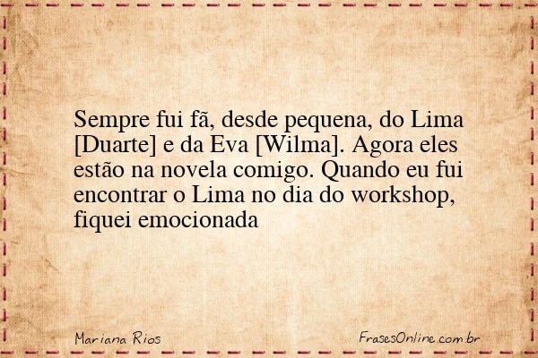 Frase de Mariana Rios