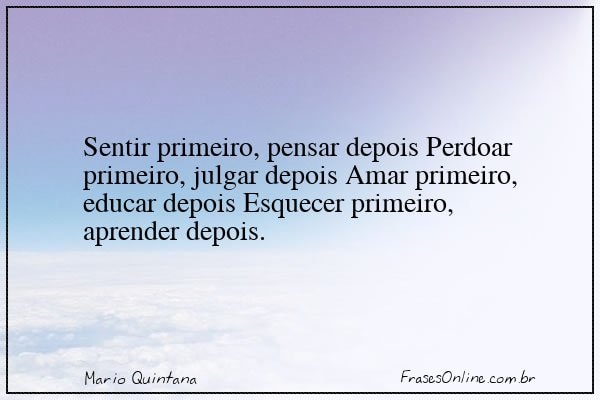 Frase de Mario Quintana