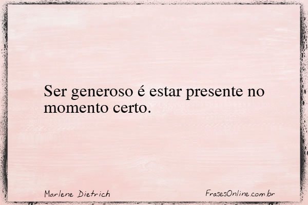 Frase de Marlene Dietrich