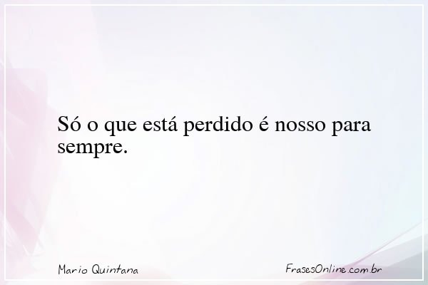 Frase de Mario Quintana