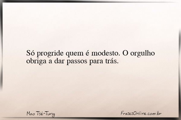 Frase de Mao Tsé-Tung
