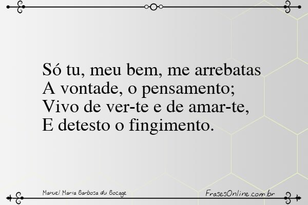 Frase de Manuel Maria Barbosa du Bocage