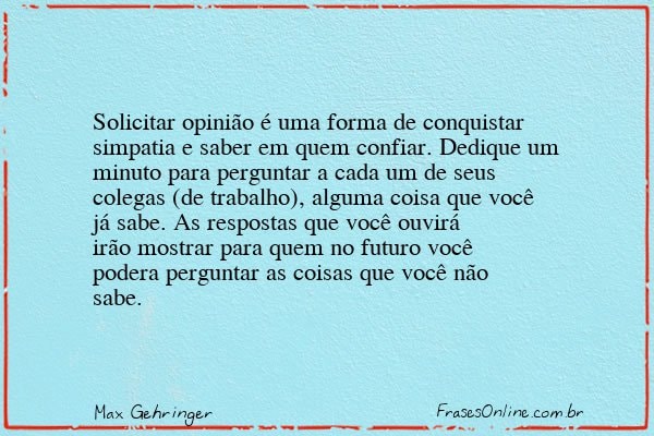 Frase de Max Gehringer