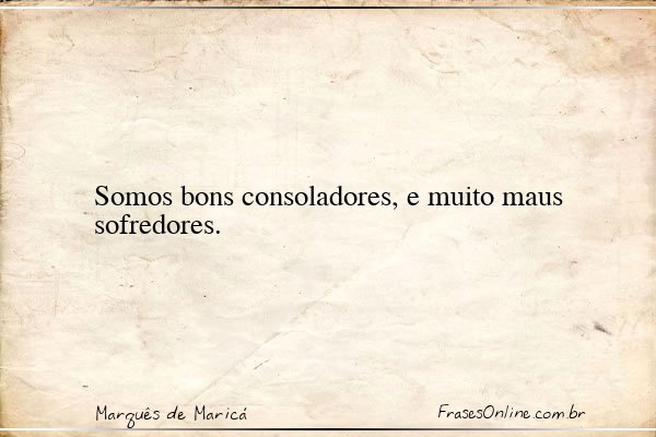 Frase de Marquês de Maricá