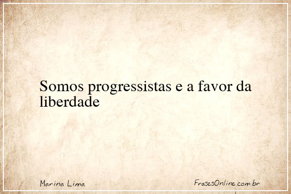 Frase de Marina Lima