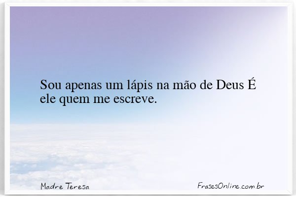 Frase de Madre Teresa