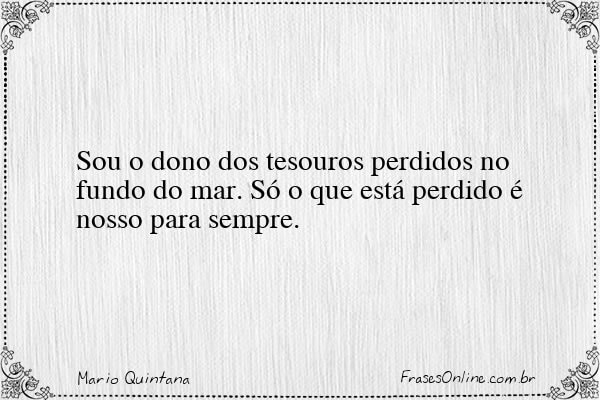 Frase de Mario Quintana