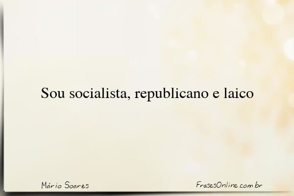 Frase de Mário Soares