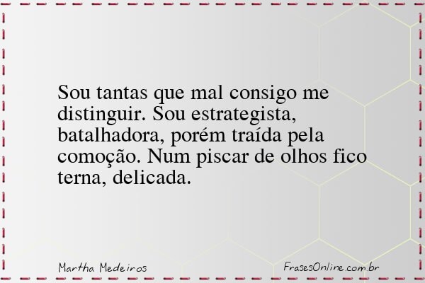 Frase de Martha Medeiros