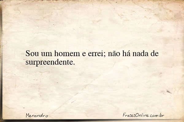 Frase de Menandro