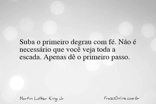 Frase de Martin Luther King Jr.